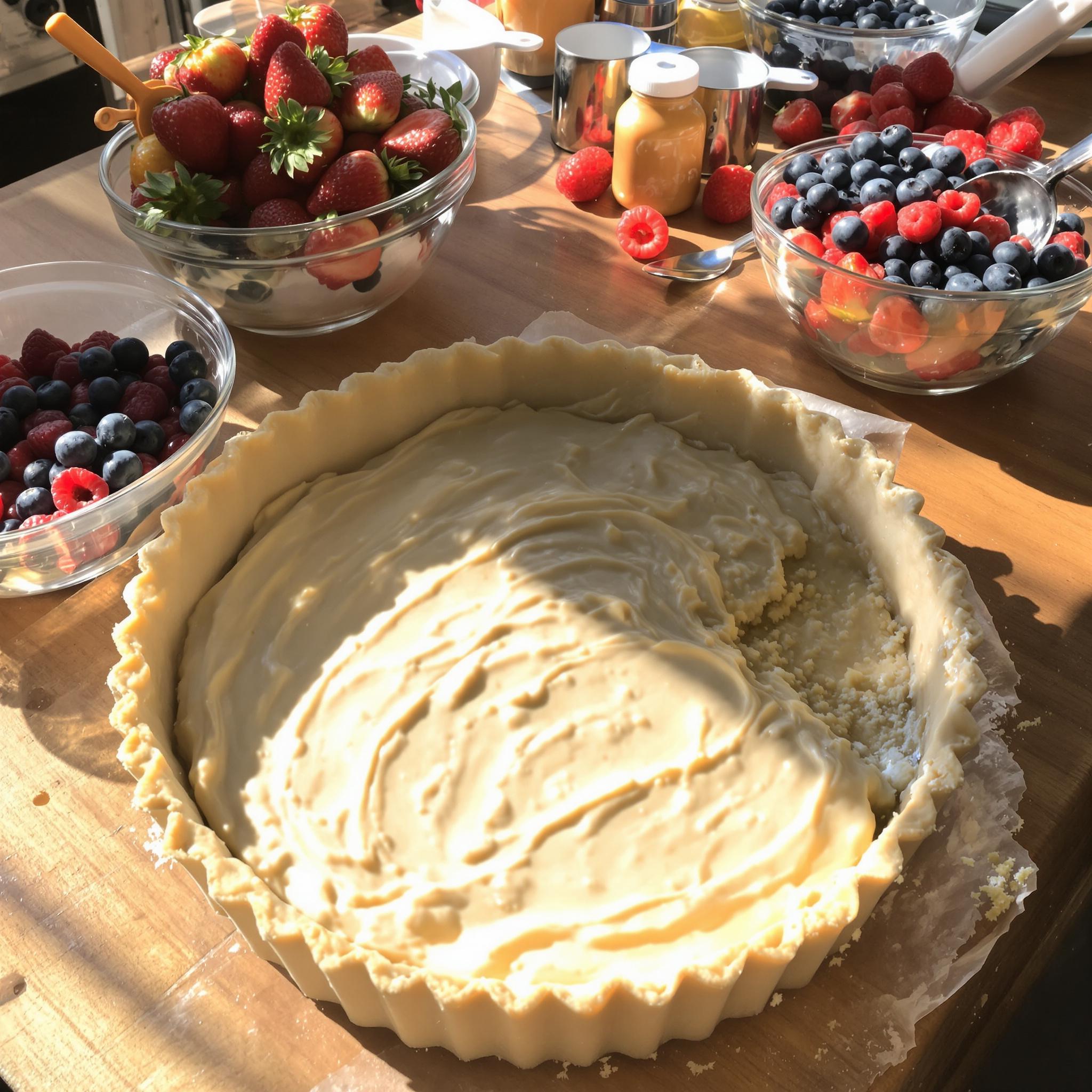 Fourth of July Berry Tart