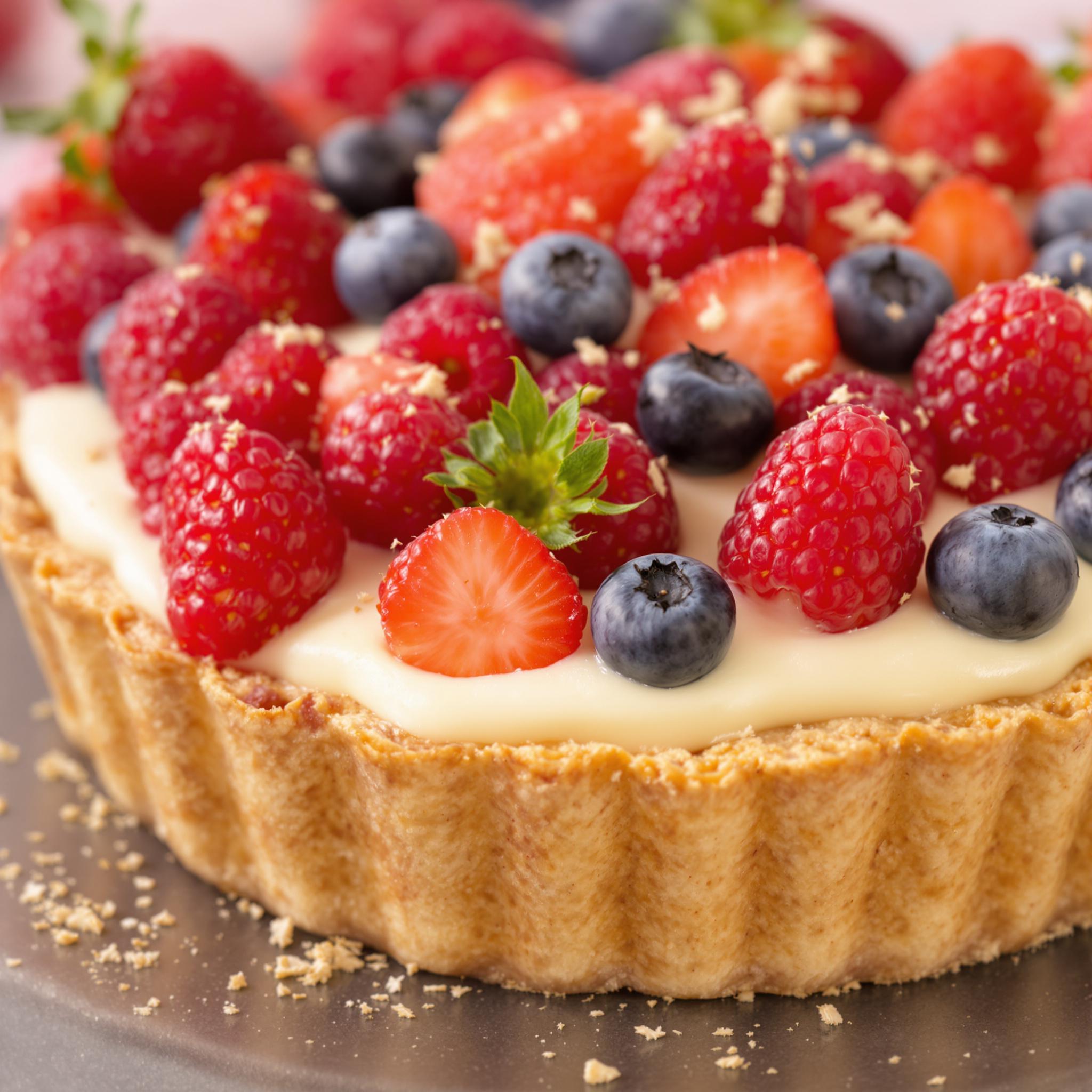 Fourth of July Berry Tart