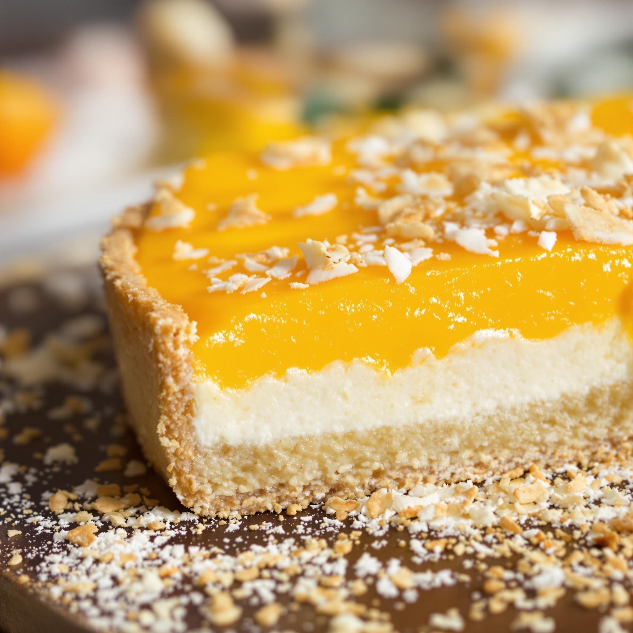 Mango Coconut Tart