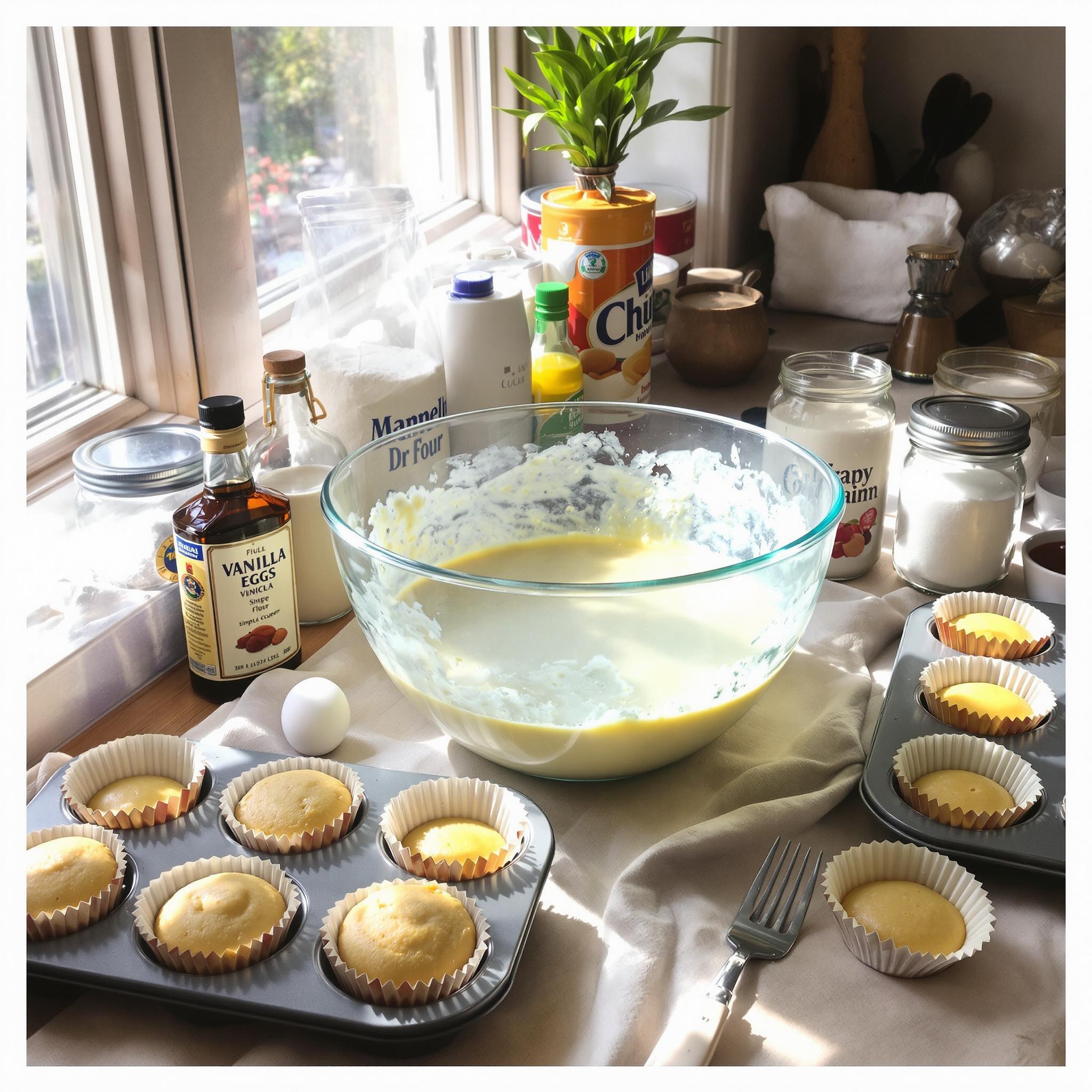 Simple Vanilla Cupcakes