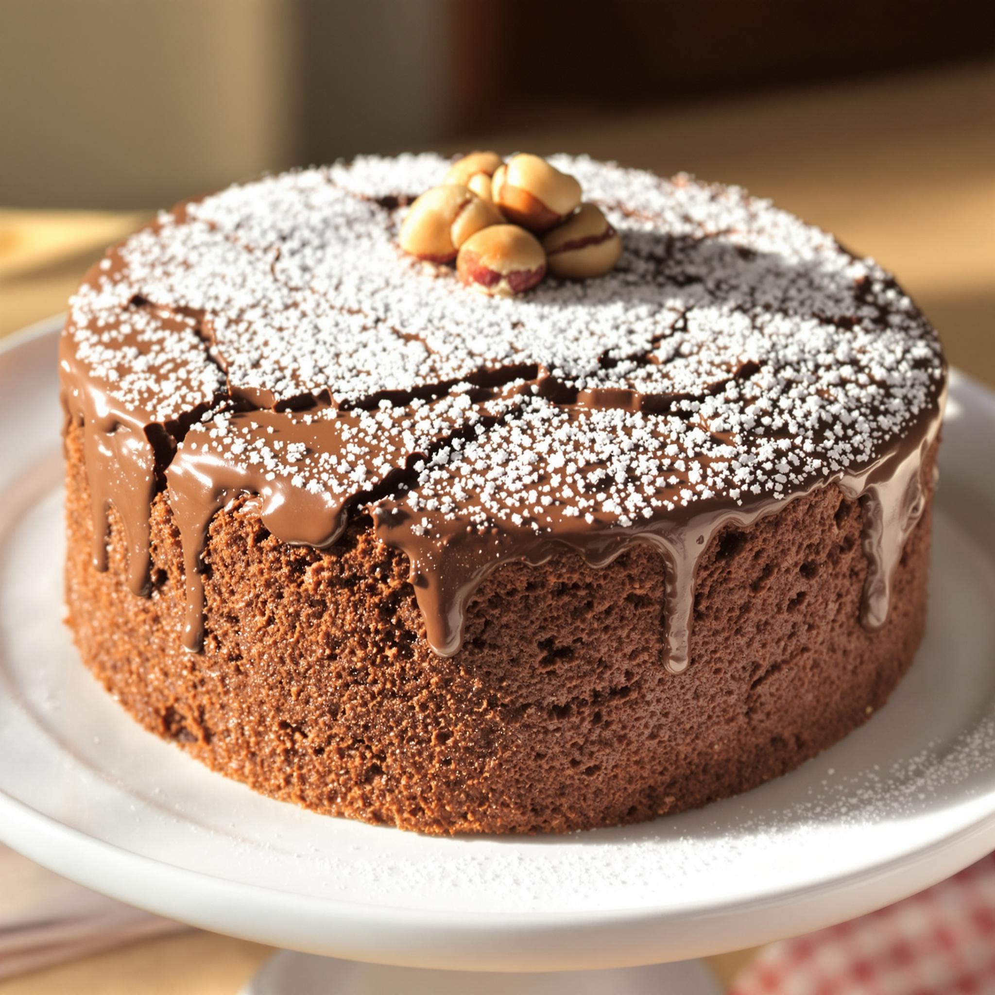 2-Ingredient Nutella Cake