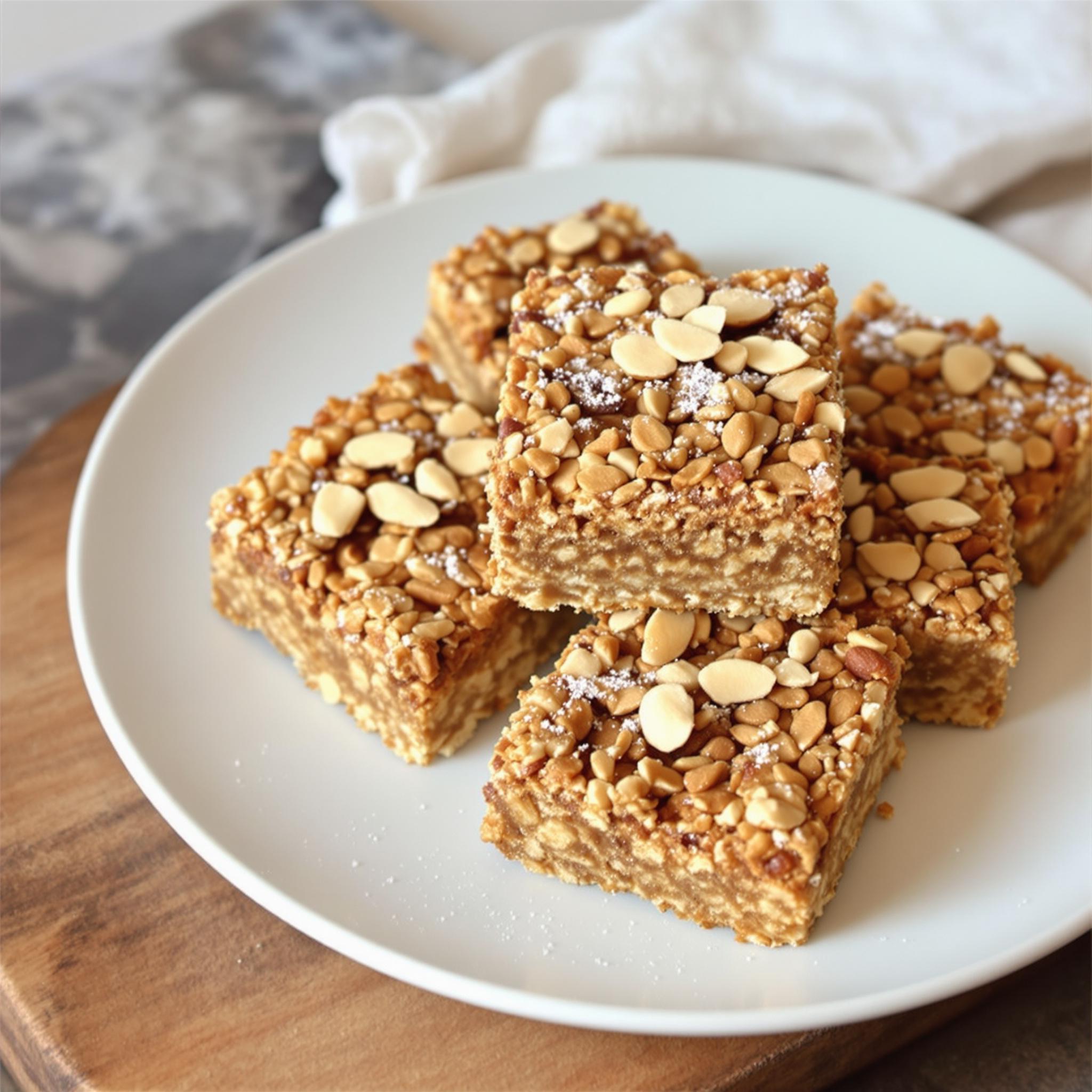 Almond Butter Granola Bars