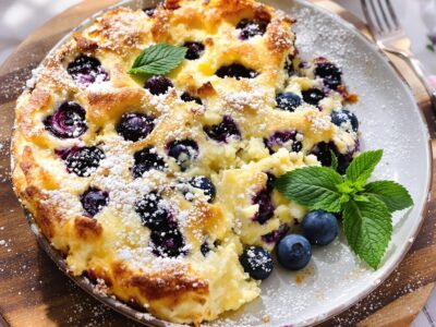 Blueberry Cottage Cheese Breakfast Bake: Deliciously Easy!