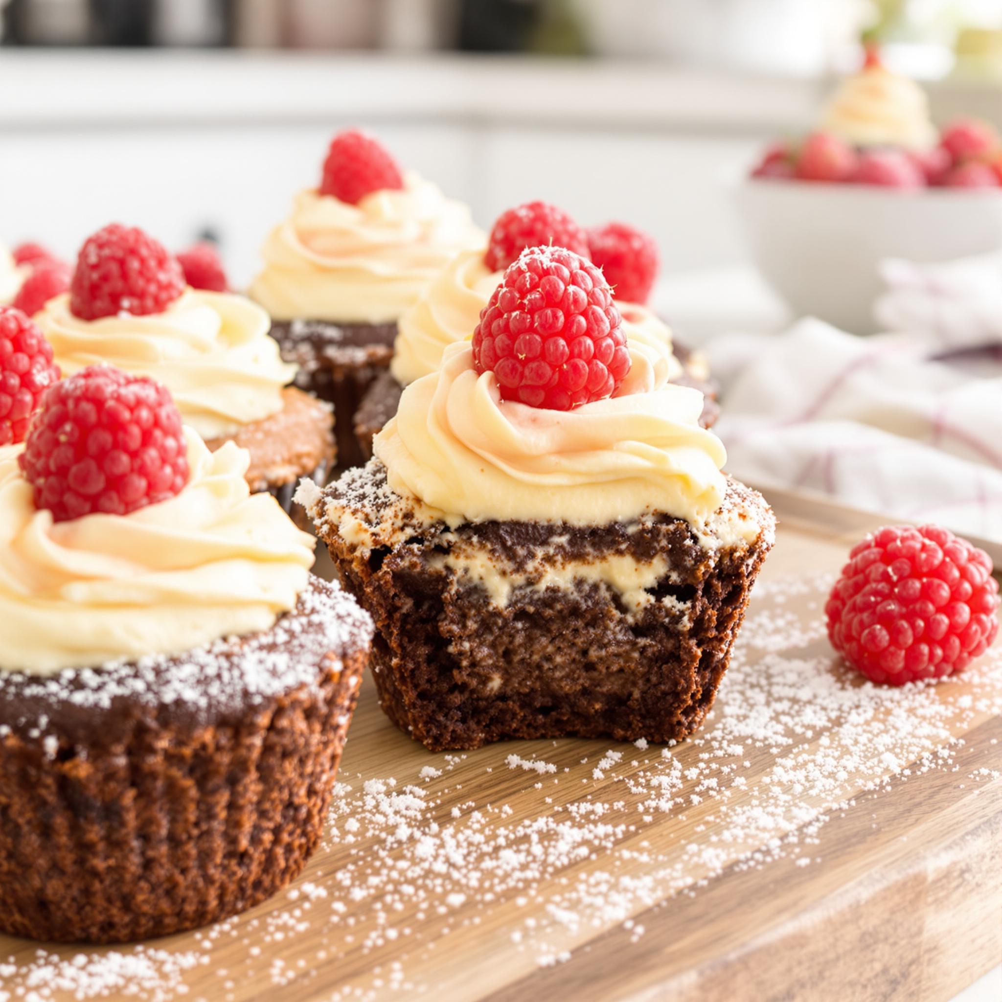 Cheesecake Brownie Cupcakes