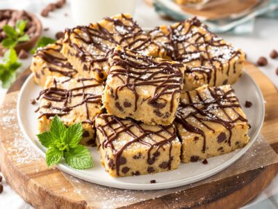 Chocolate Chip Cookie Dough Bars: Irresistibly Delicious Treat!