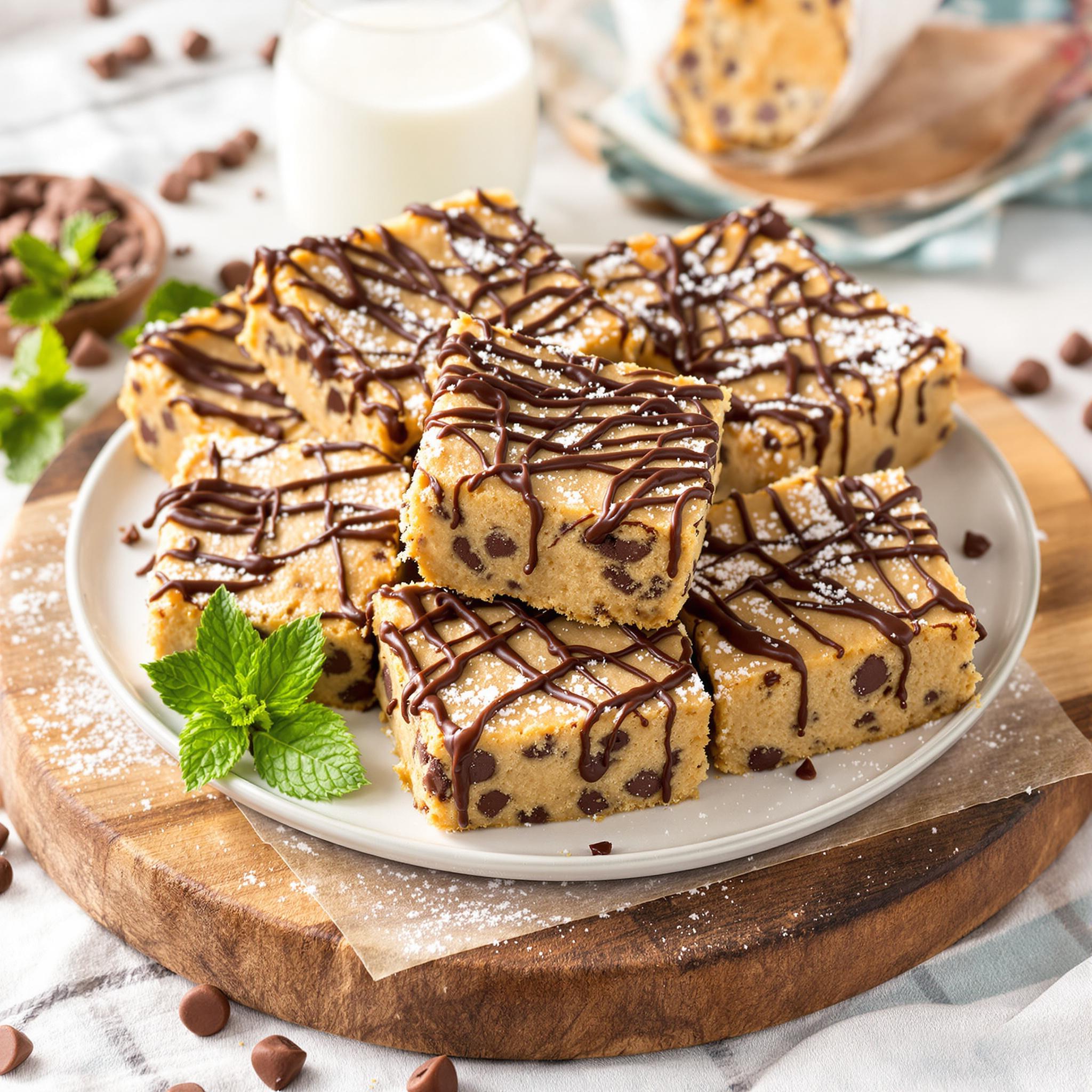 Chocolate Chip Cookie Dough Bars
