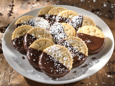 Chocolate Dipped Shortbread: Irresistibly Delicious Treat!