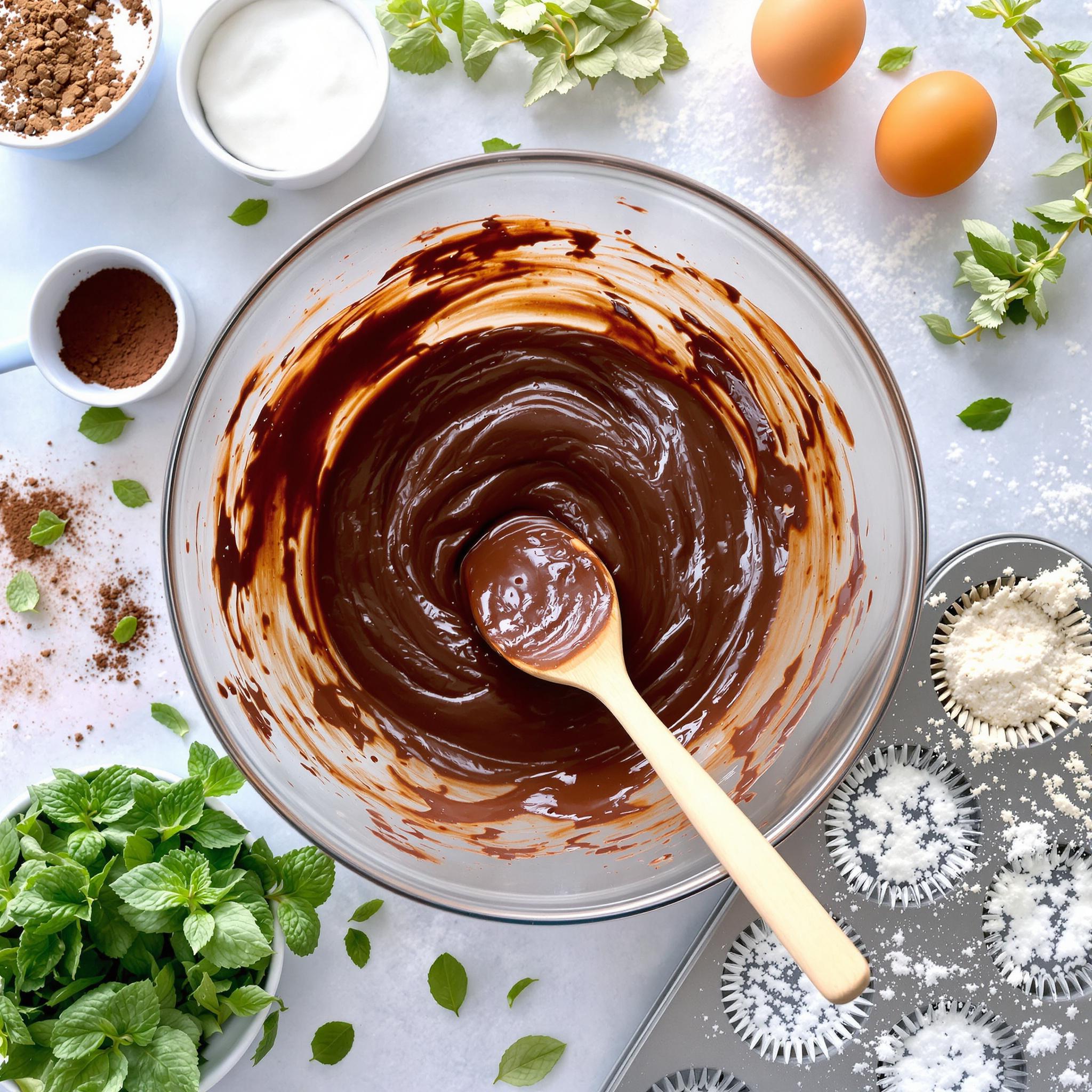 Chocolate Mint Cupcakes
