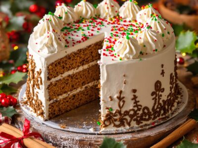 Christmas Gingerbread Cake: A Festive Delight!