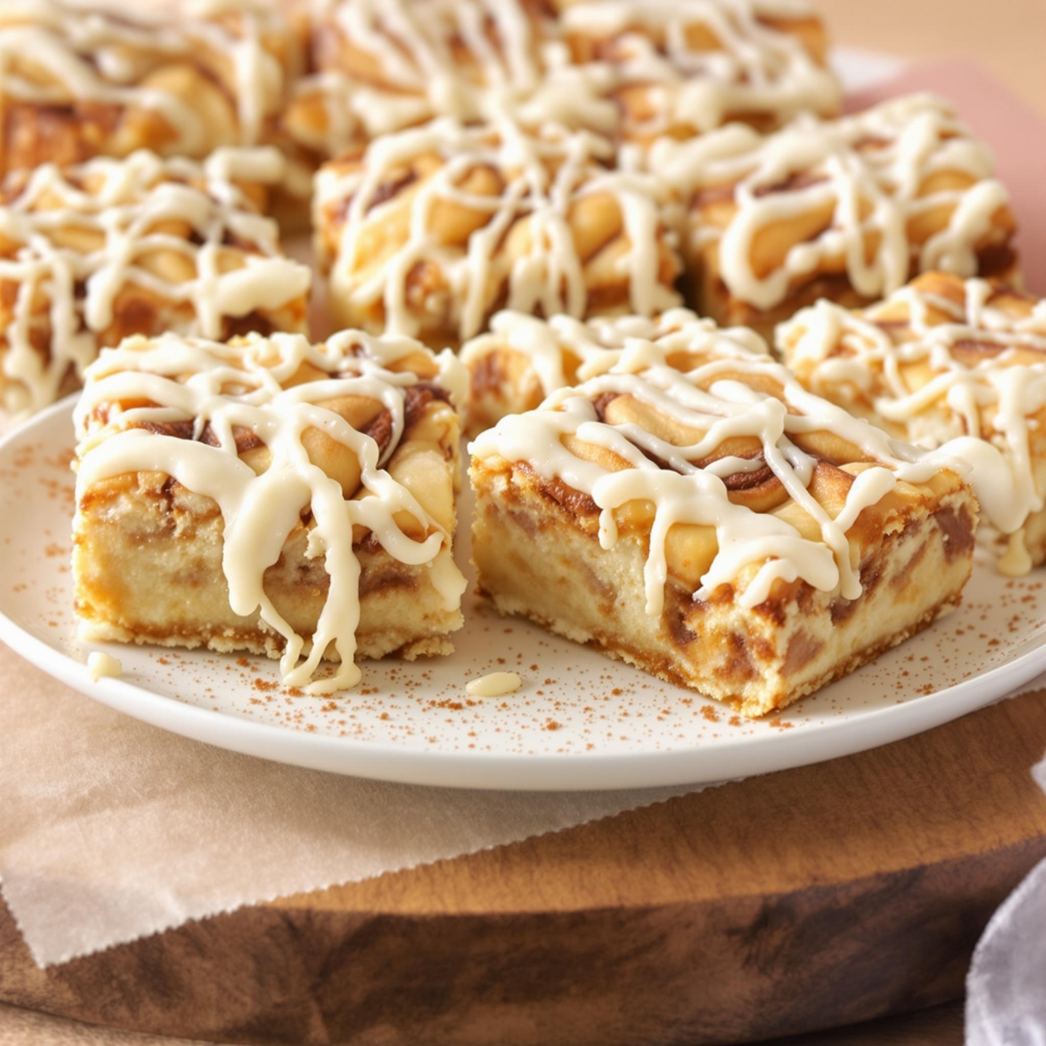 Cinnamon Roll Bars