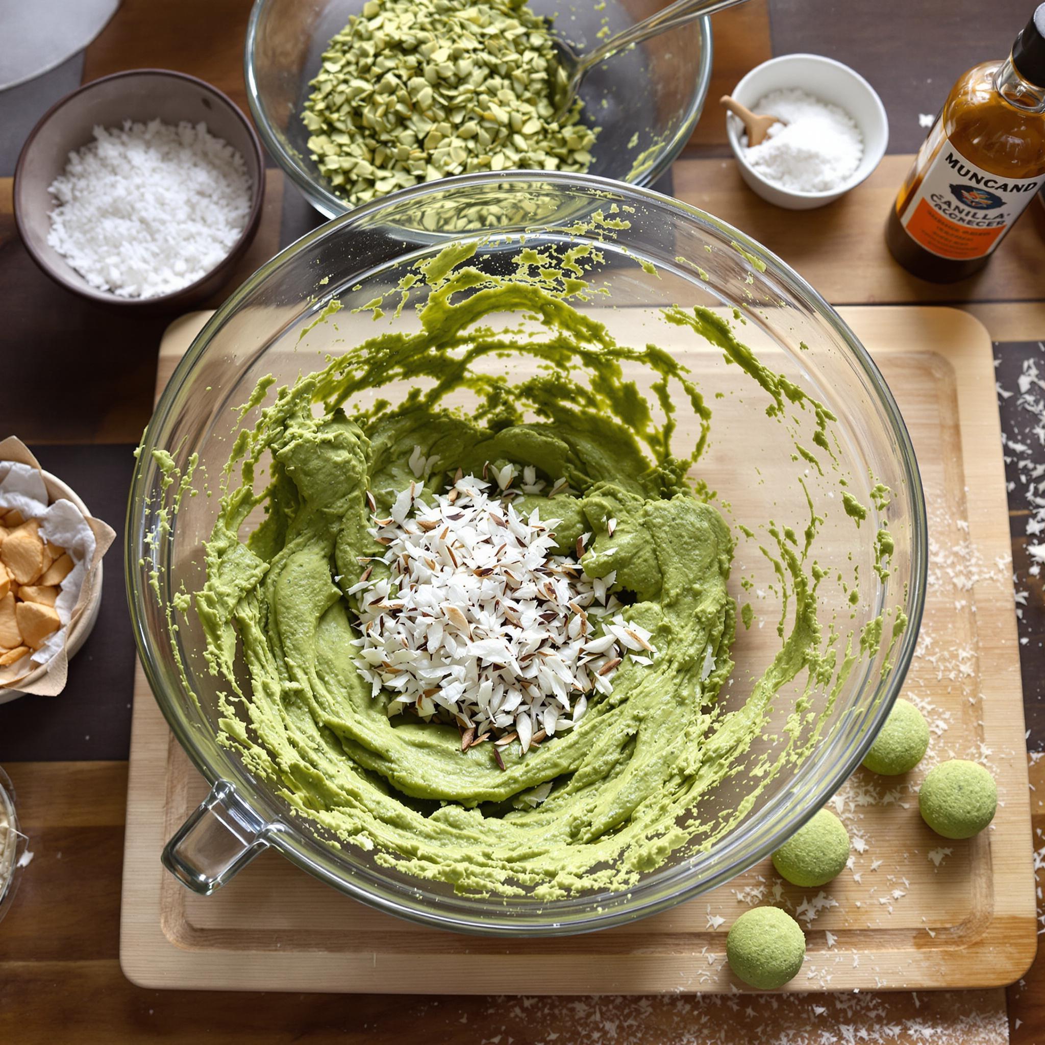 Coconut Matcha Truffles