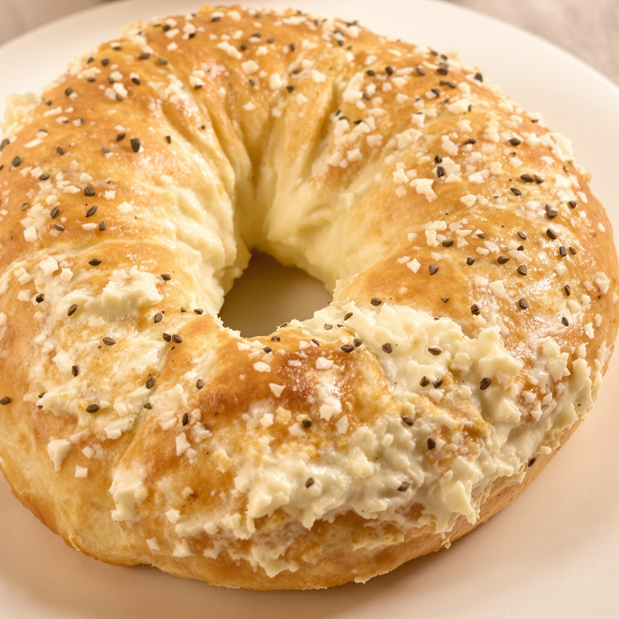 Cottage cheese bagels