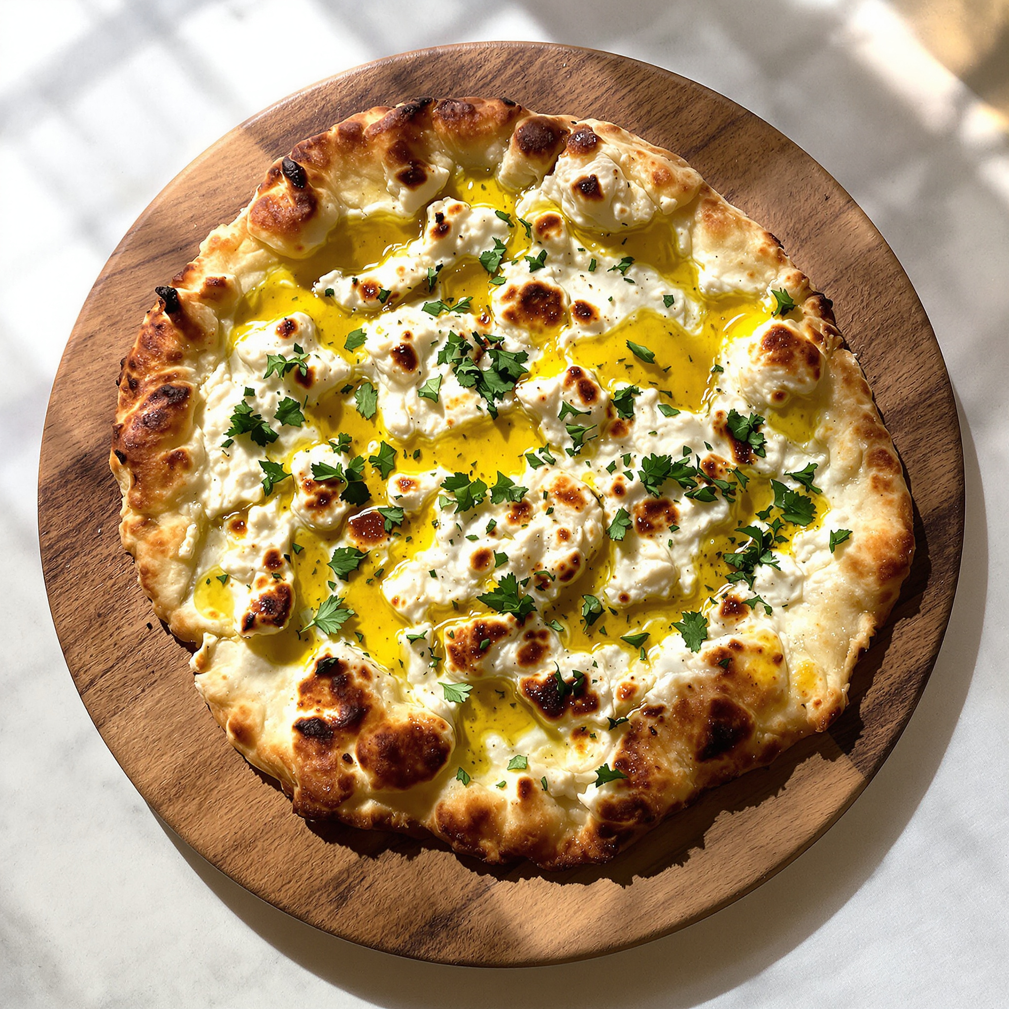 Cottage cheese flatbread