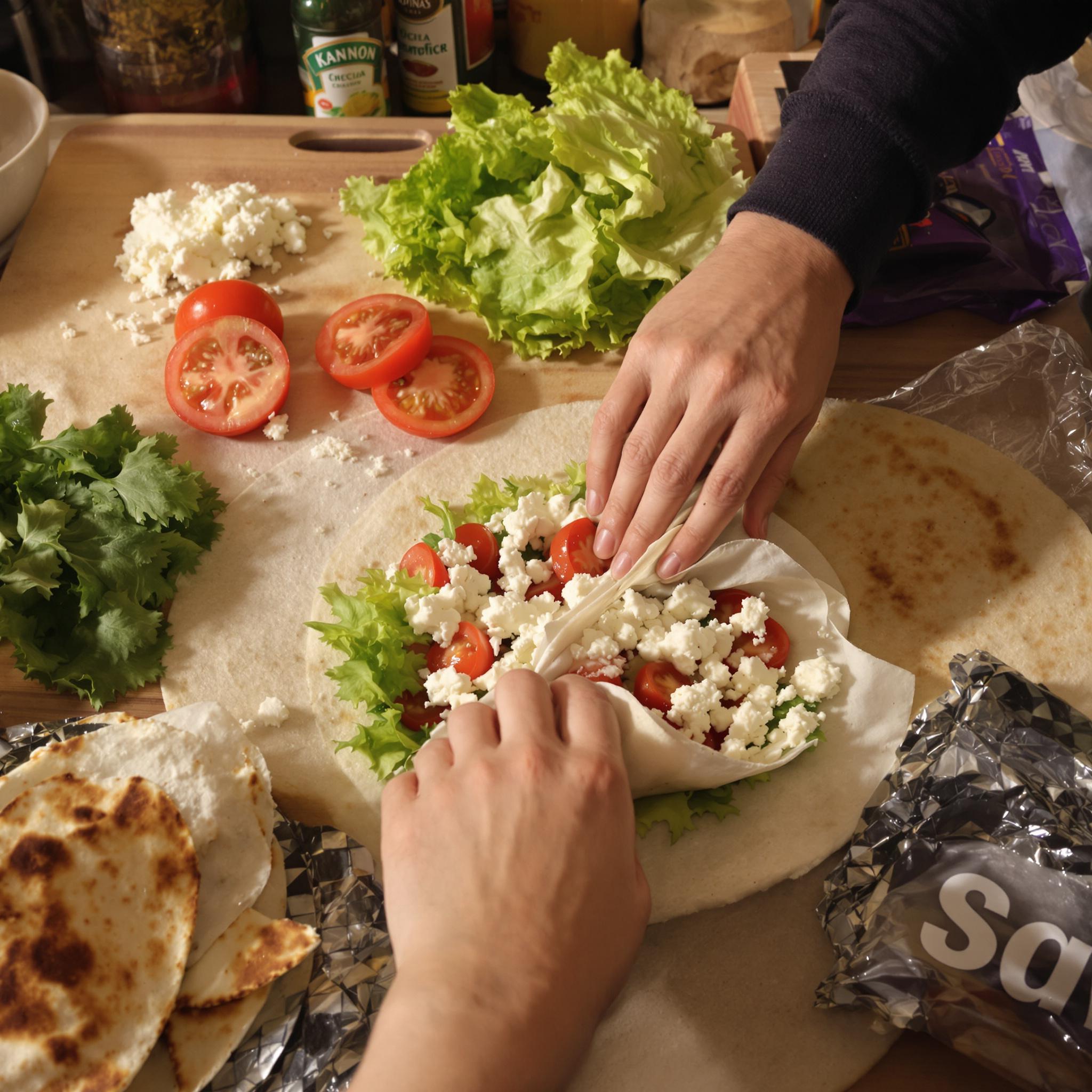 Cottage cheese wrap recipe
