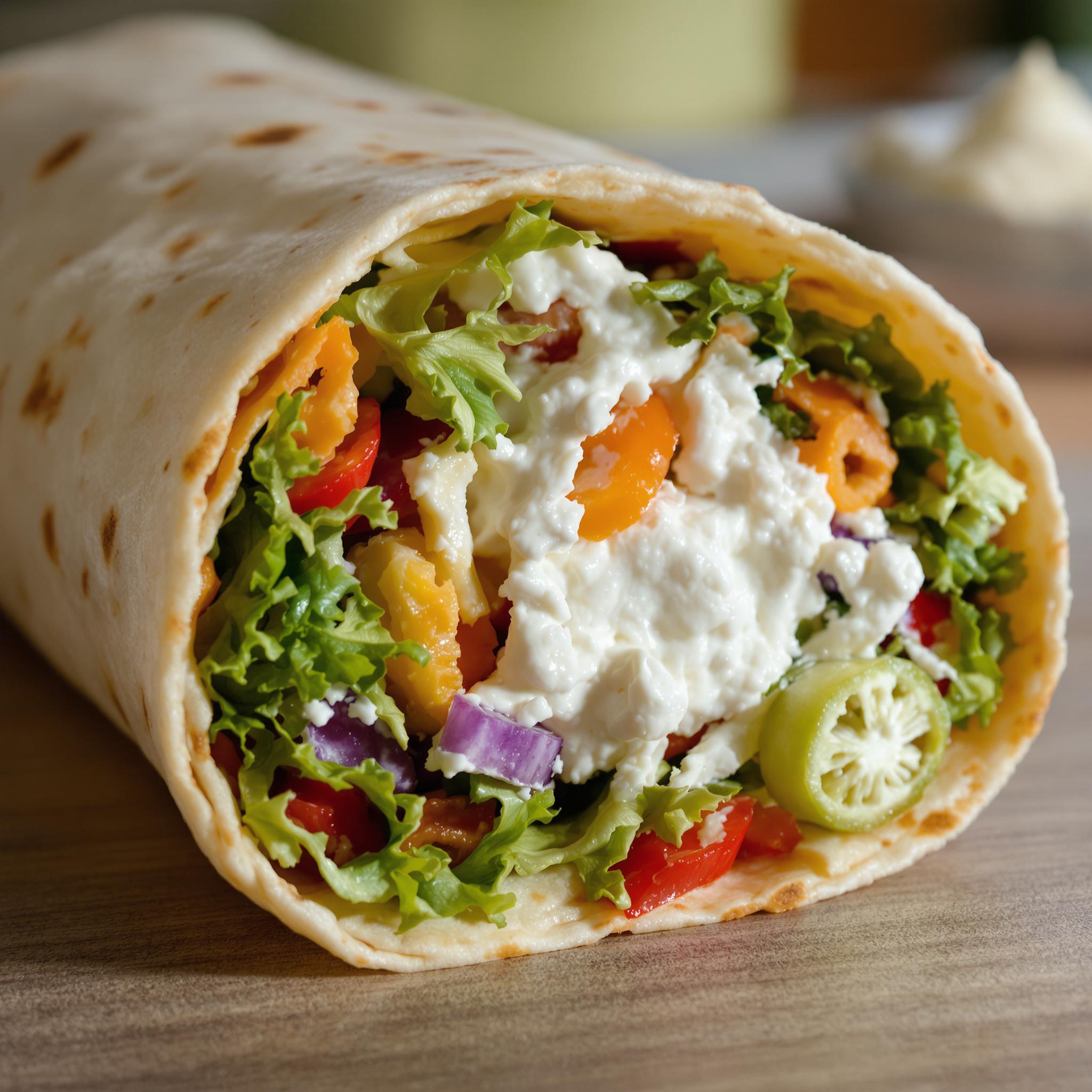 Cottage cheese wrap recipe