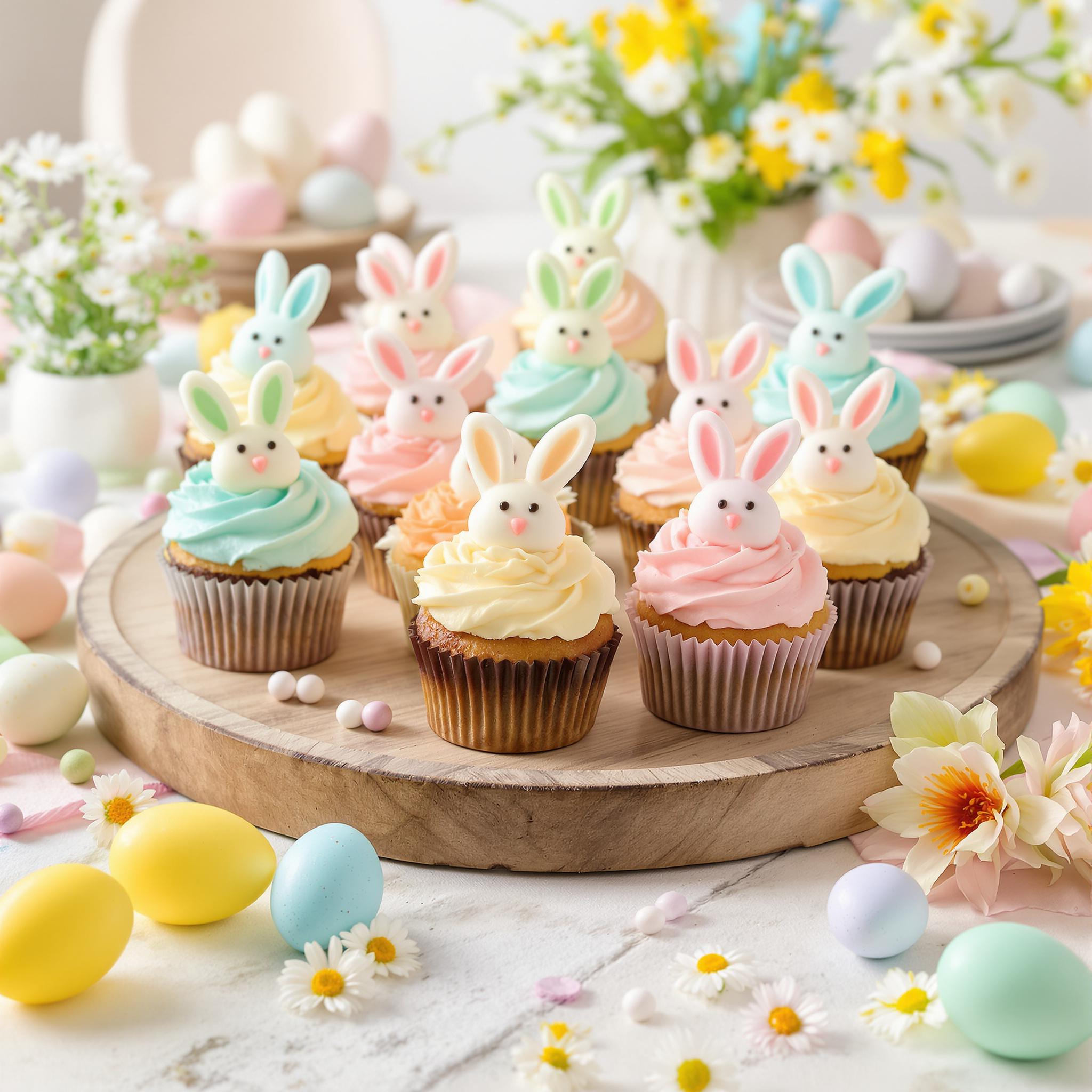 Easter Bunny Cupcakes