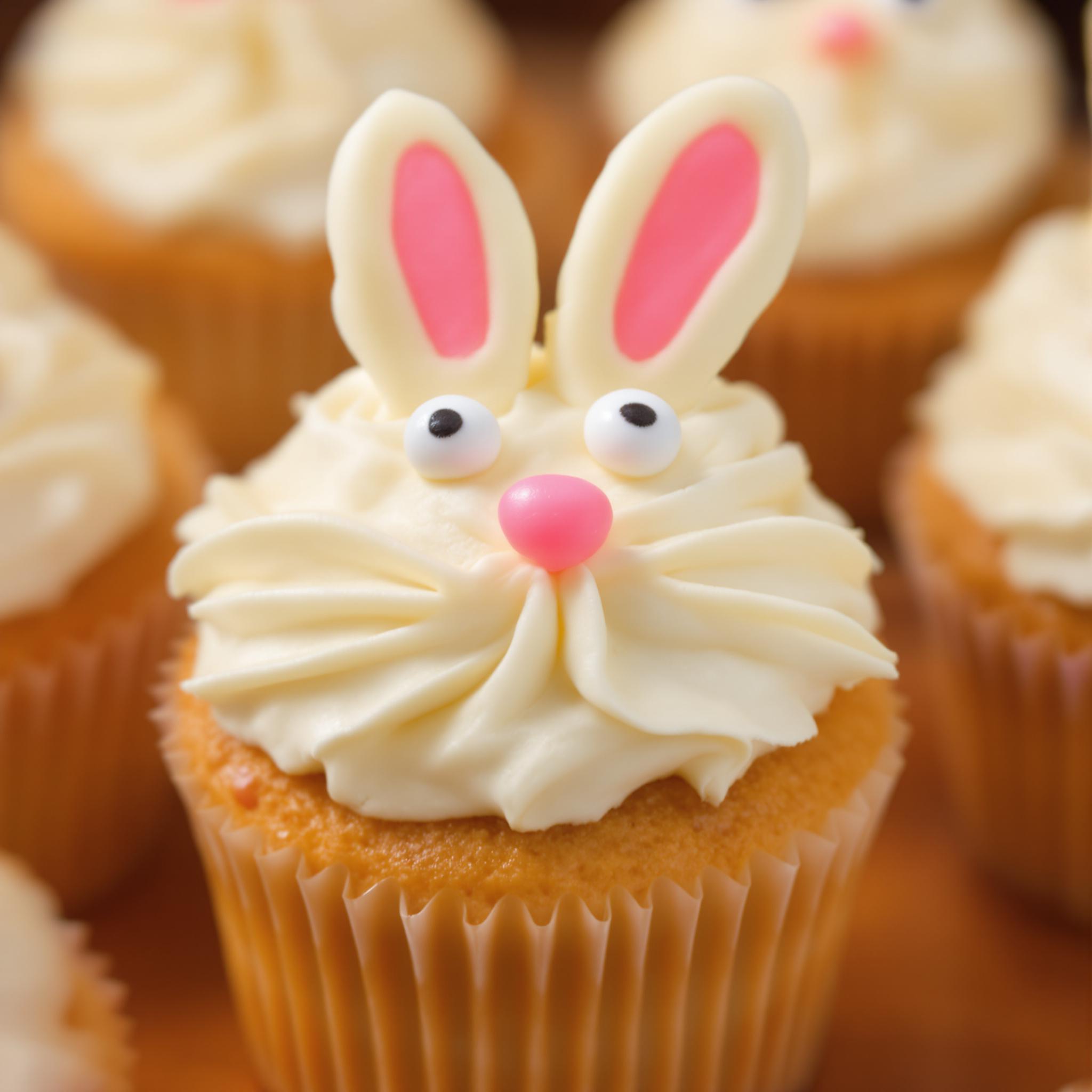 Easter Bunny Cupcakes