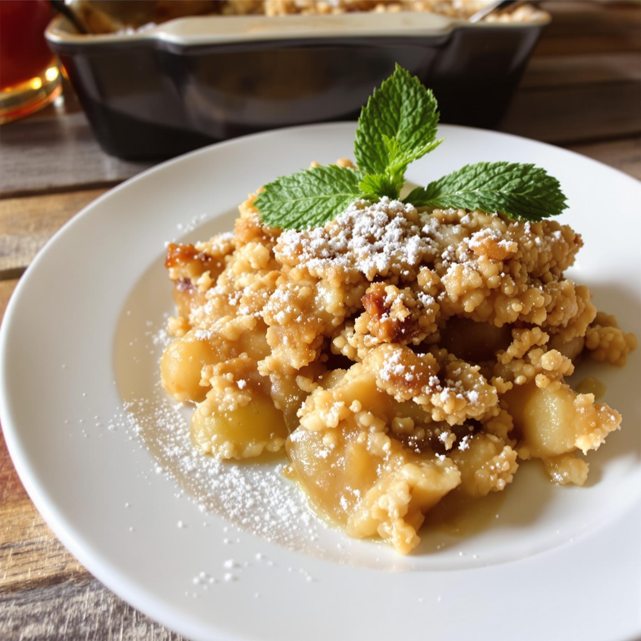 Easy Apple Crumble