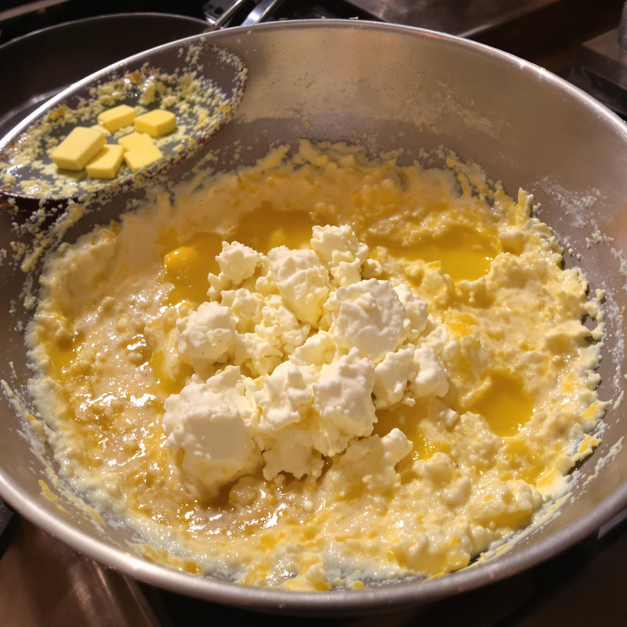 Egg cottage cheese bake