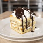 No bake banana split cake