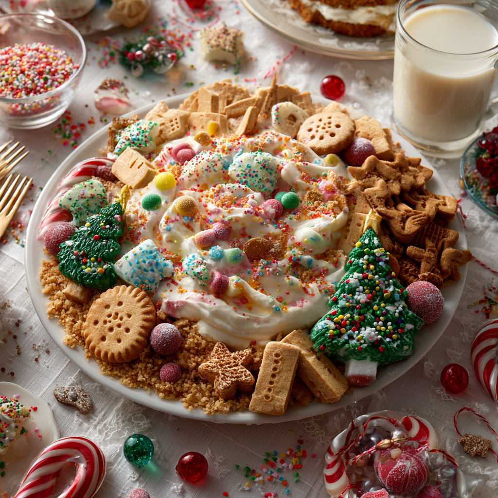 christmas tree cake dip