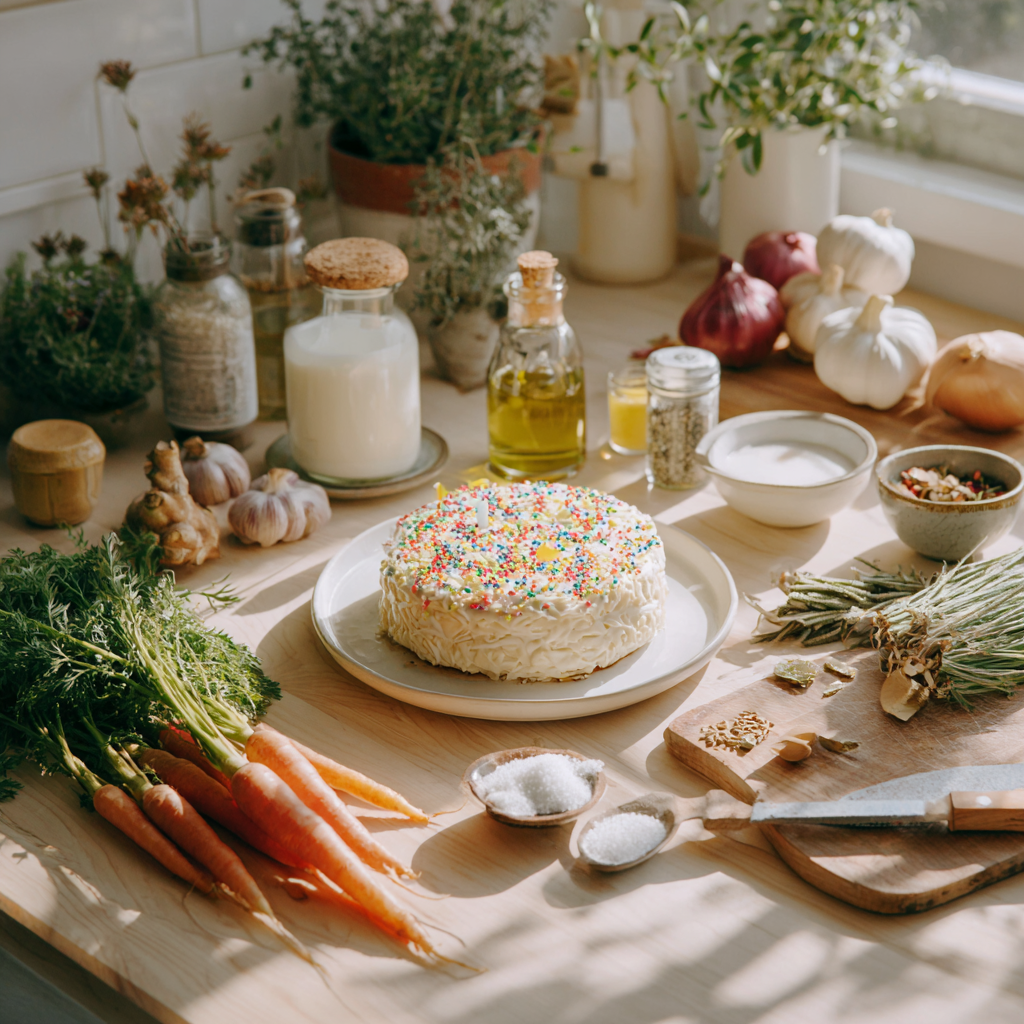 flower birthday cake