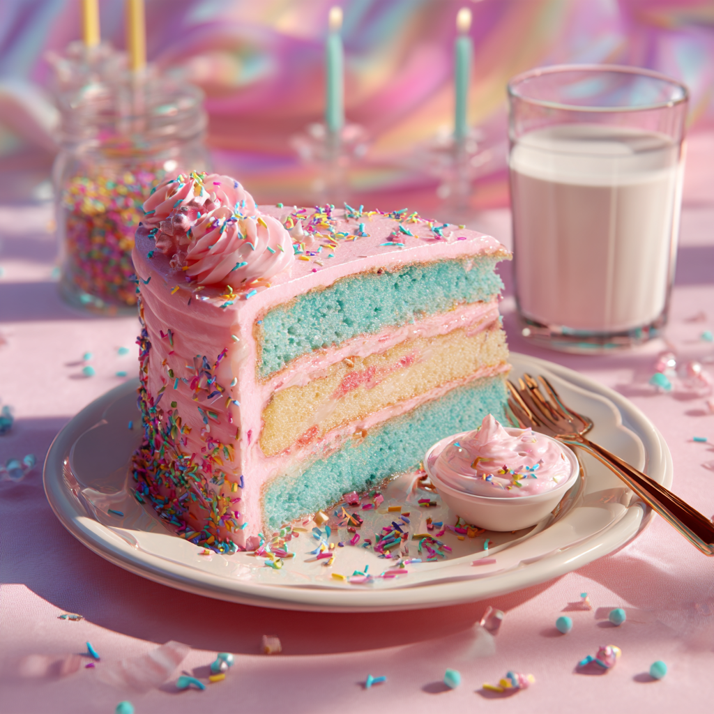gender reveal cake