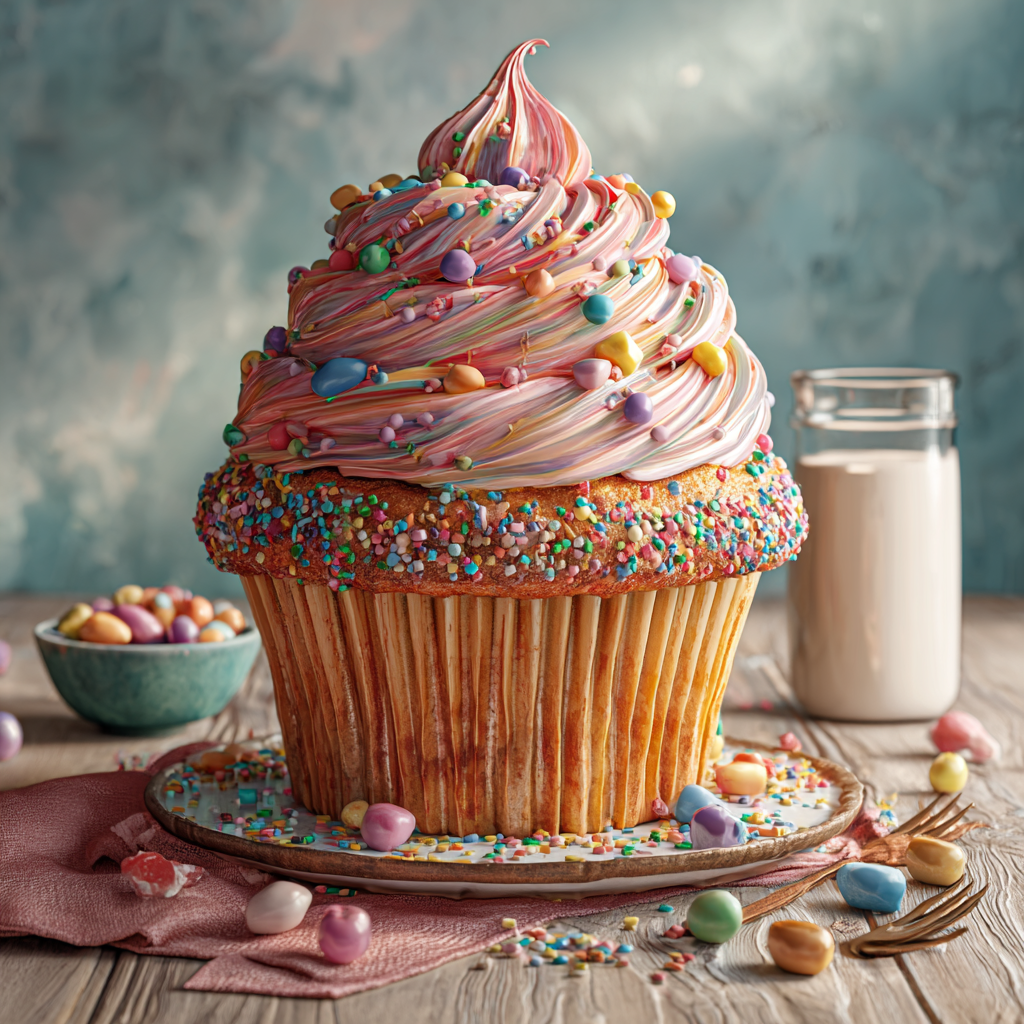 giant cupcake cake recipe