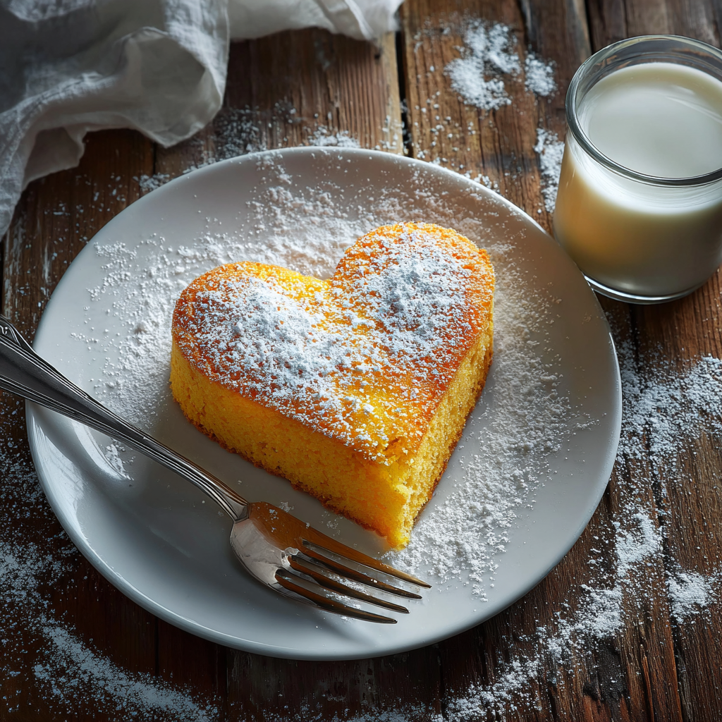 heart shaped cake