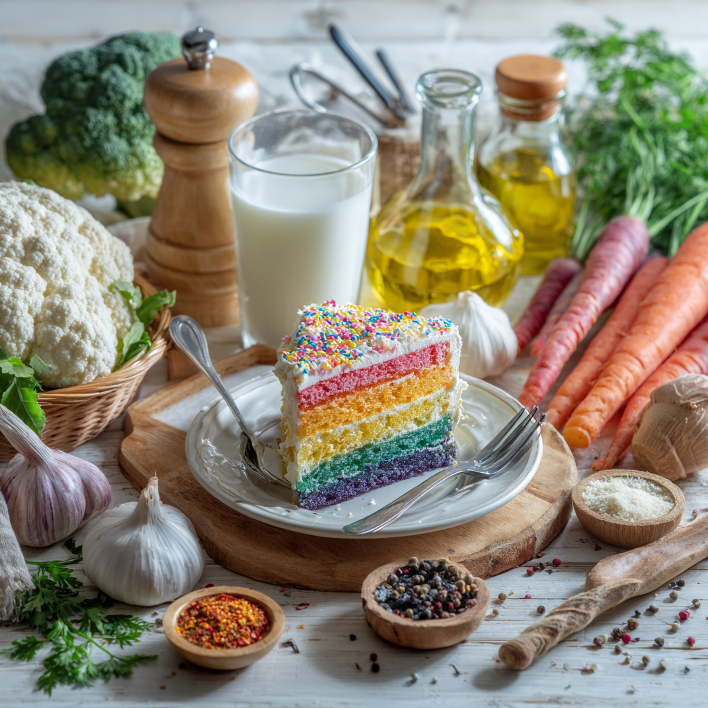 rainbow cake rainbow