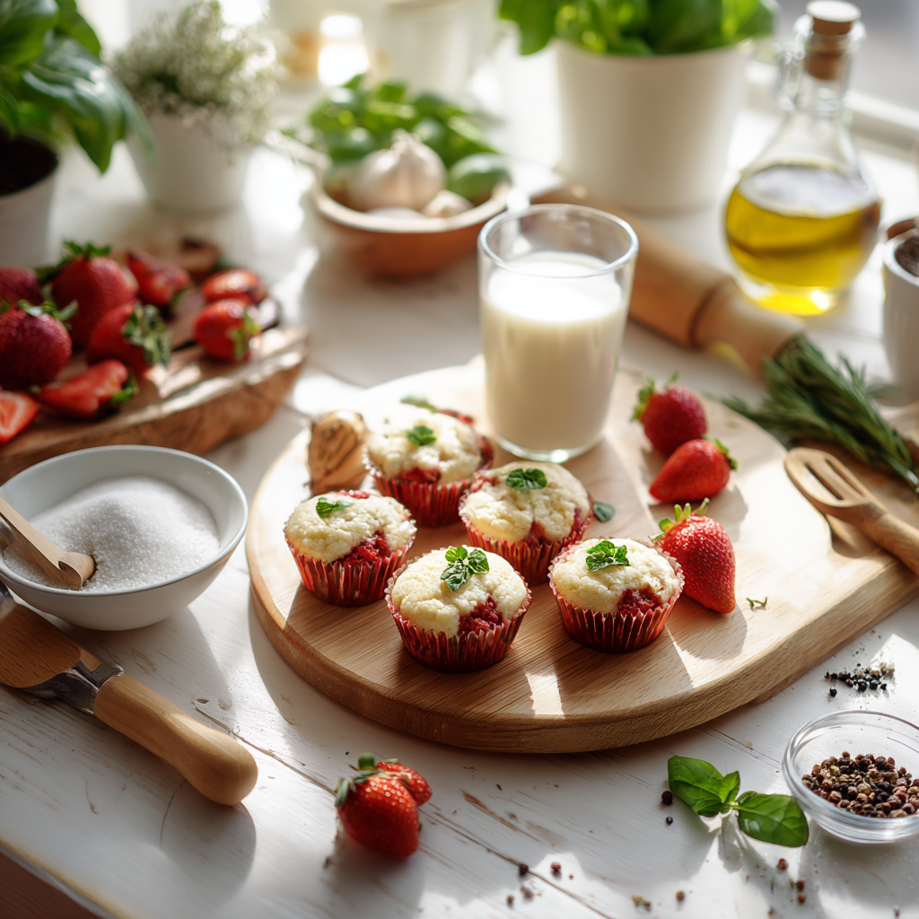 recipe for strawberry filled cupcakes