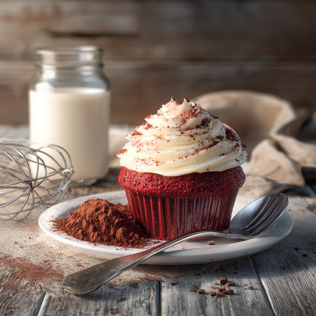 red velvet cupcake recipe without buttermilk