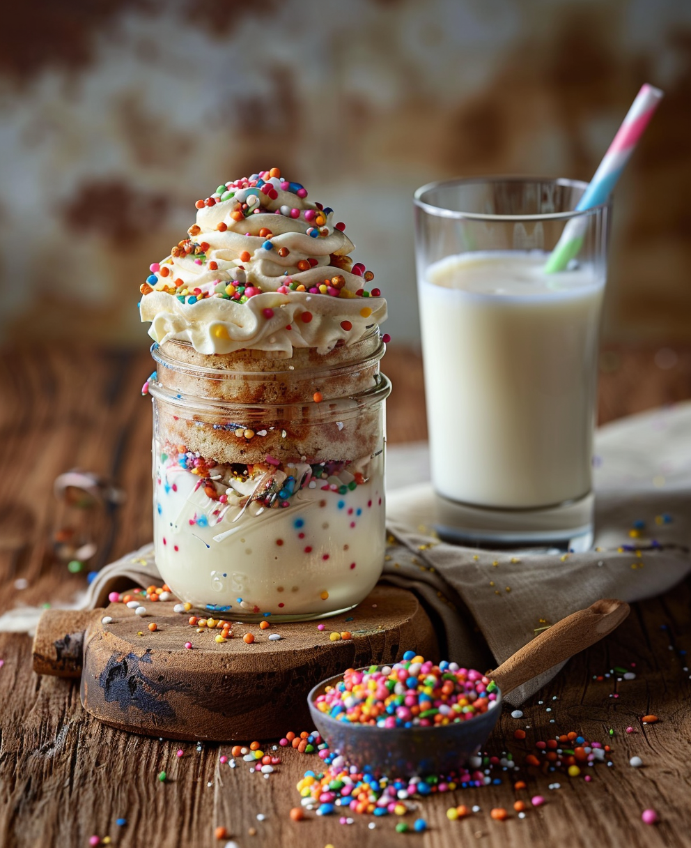 cake in a jar
