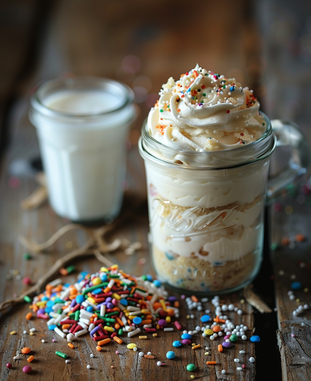cake in a jar