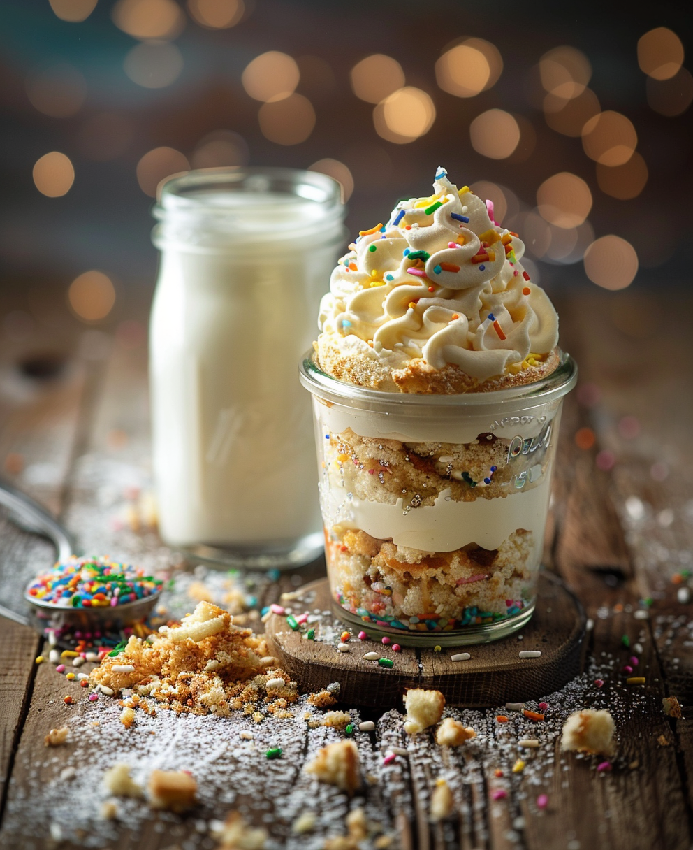 cake in a jar