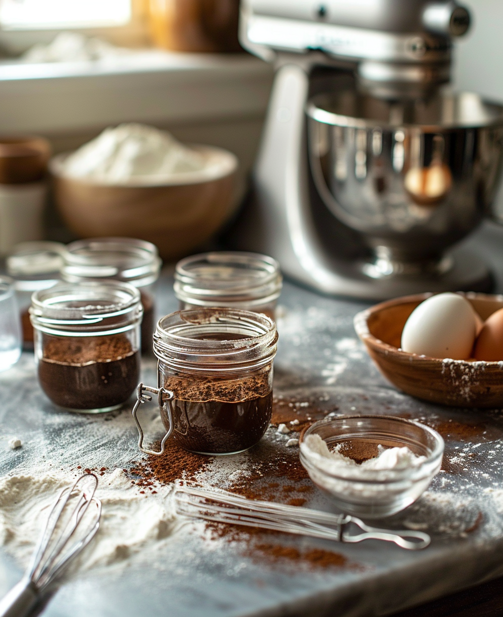 cake in a jar