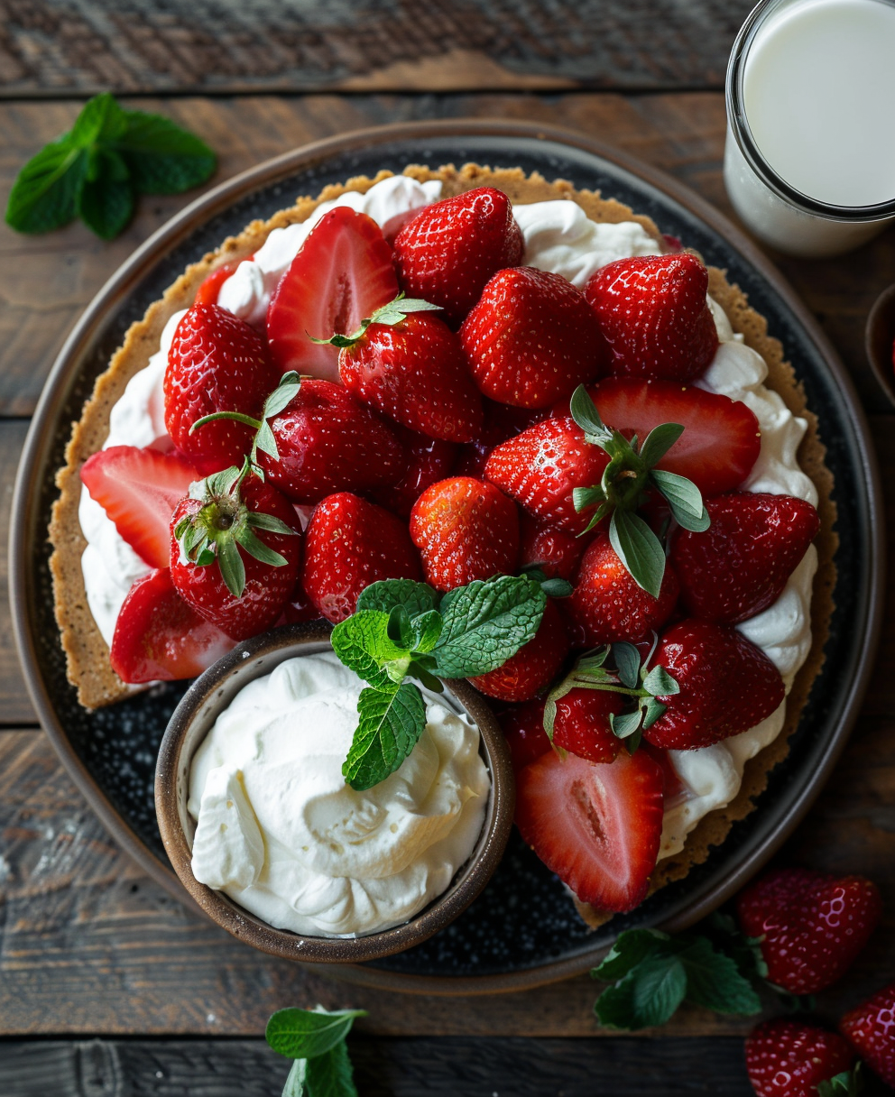 cheesecake deviled strawberries