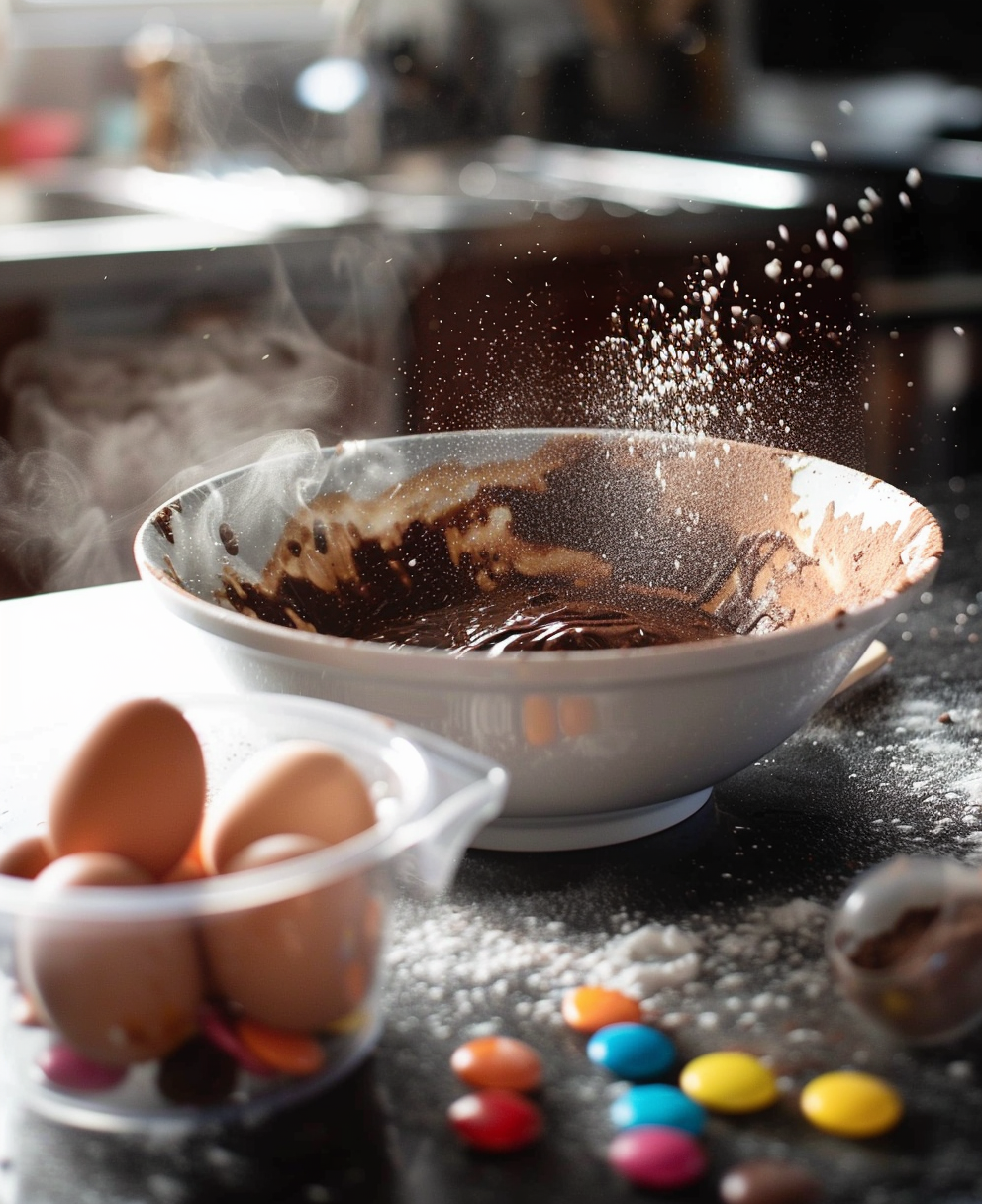 m and m chocolate brownie
