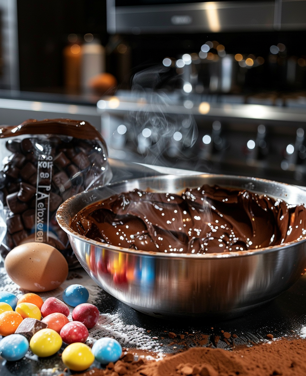 m and m chocolate brownie