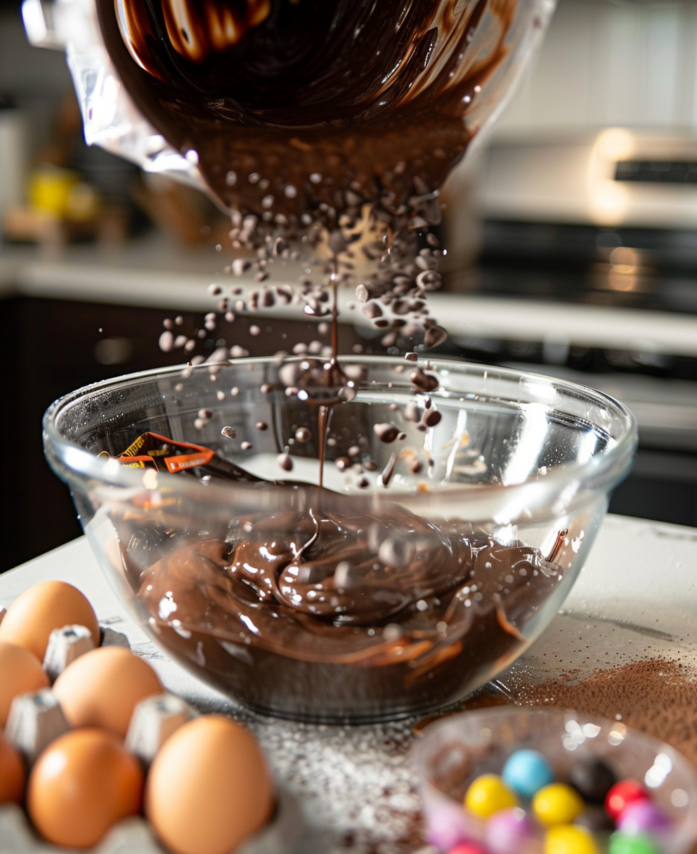 m and m chocolate brownie