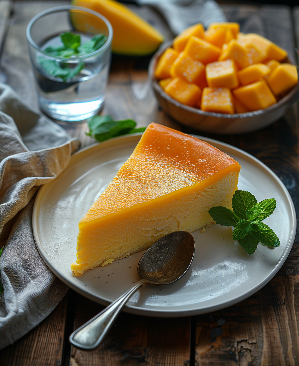 mango mousse cake