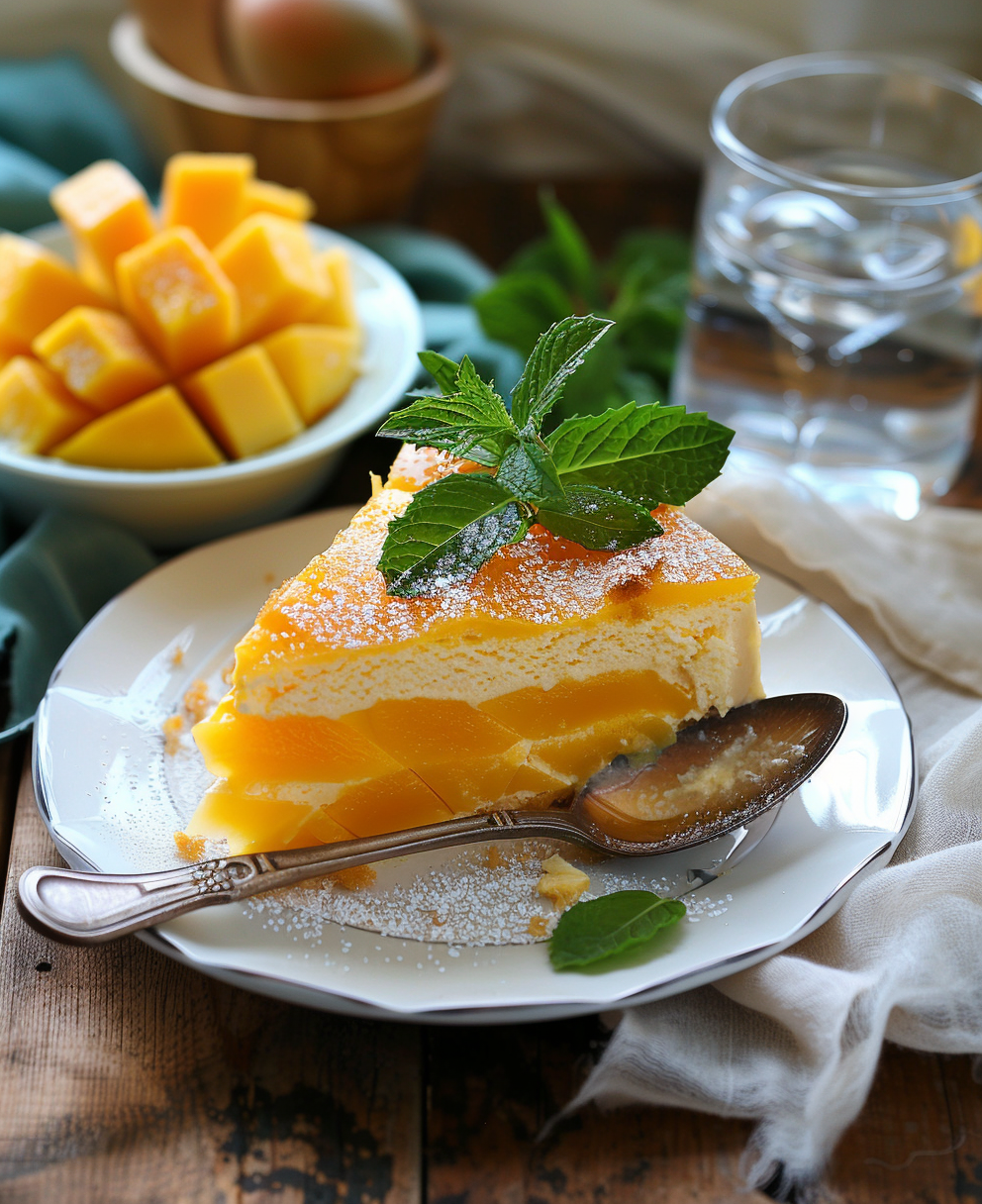 mango mousse cake