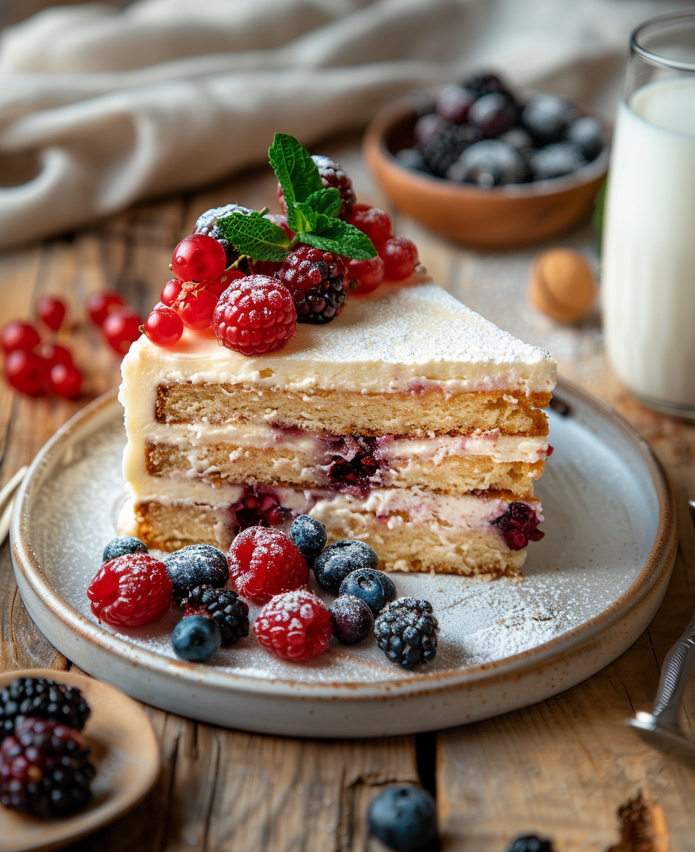 naked wedding cake