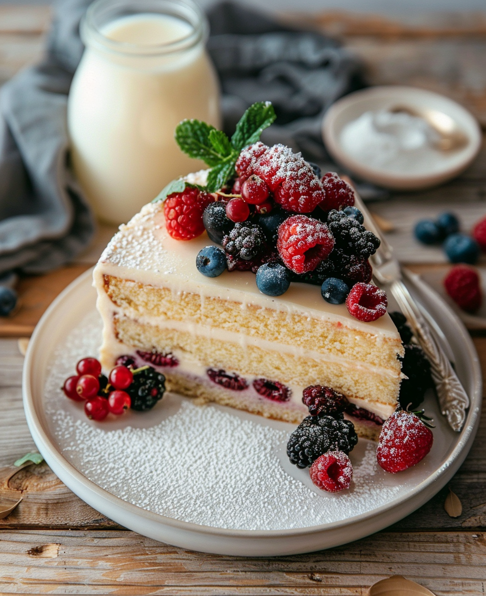 naked wedding cake