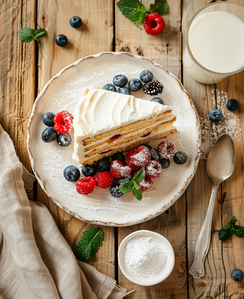 naked wedding cake