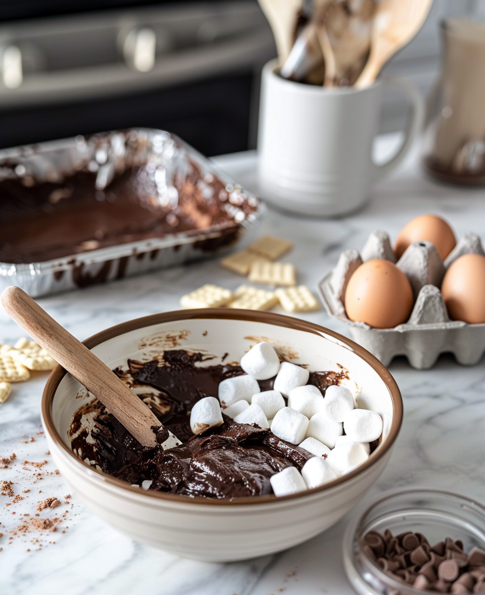 s'mores brownies