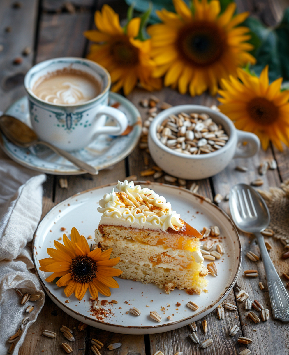 sunflower cake