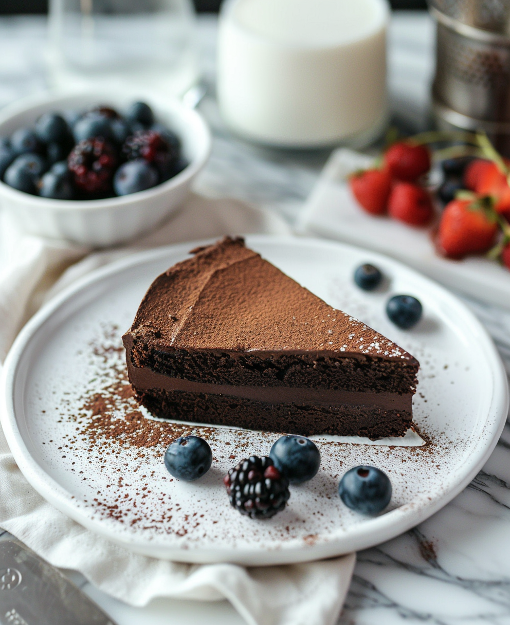 triple chocolate cake