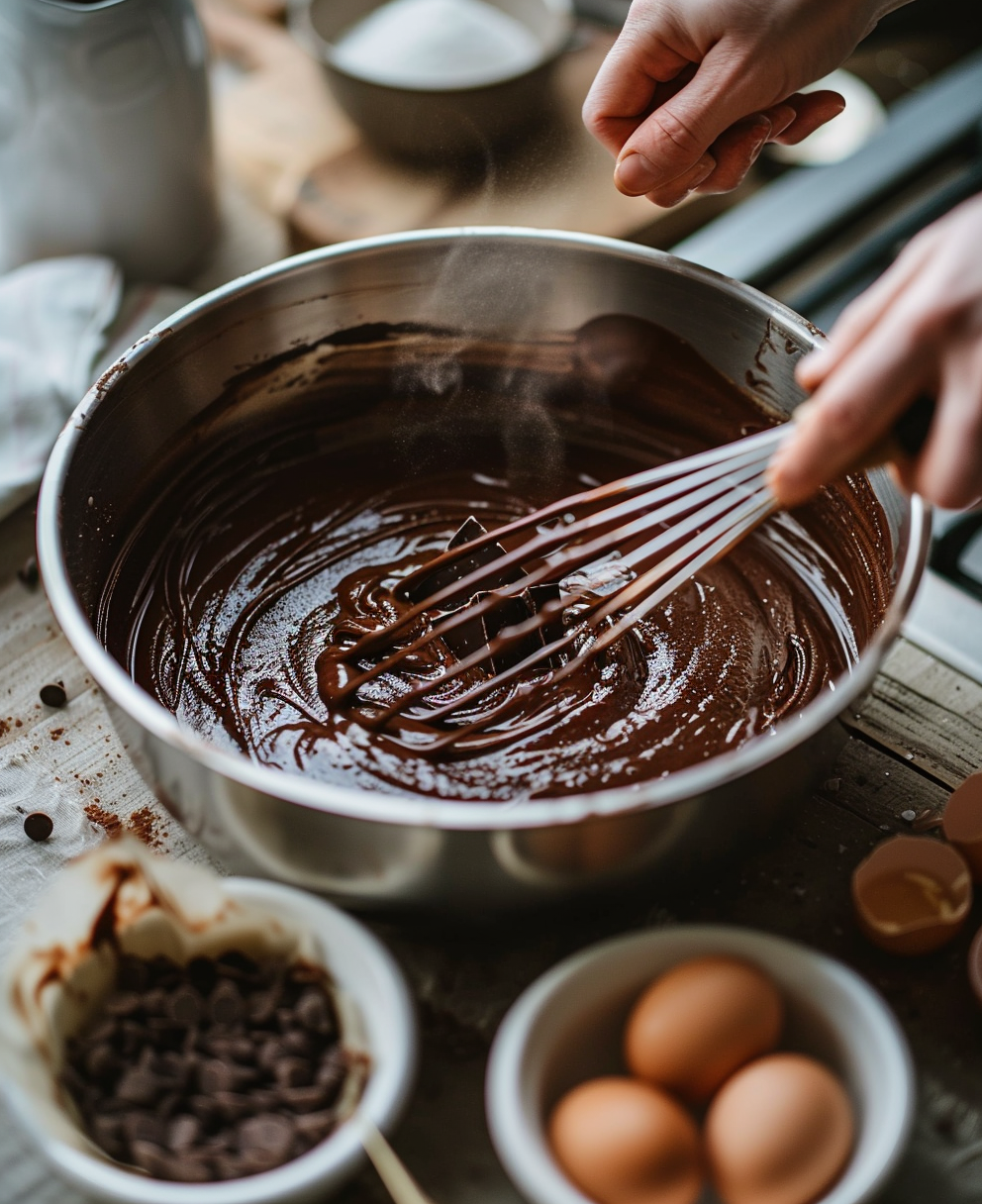 triple chocolate cake