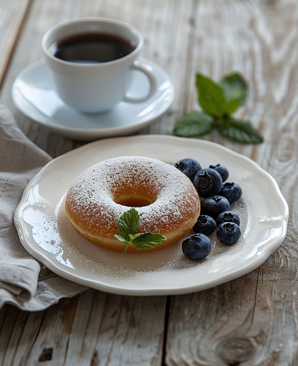 blueberry cake donut